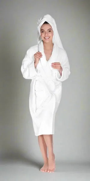 Terry Bathrobe Shawl collar, Bathrobes, Robes, House-Aashirya