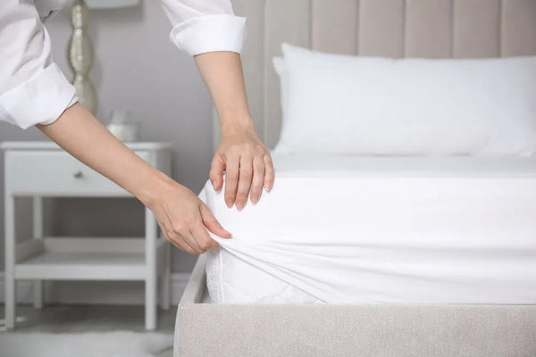 Premium 400 Thread Count White Fitted Sheets - Luxury Bed Sheets by House Aashirya, Bed Sheets, Bed Sheets, House-Aashirya