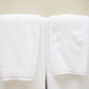 Luxury Cotton Guest Towels, White - Pack of 10