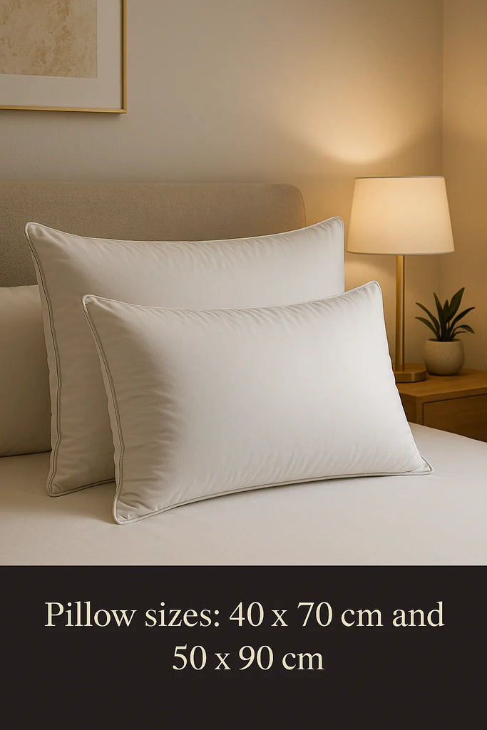 Luxury Duck Feather Pillow – 3-Chamber Design |, Pillows, Pillows, House Aashirya