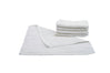 Luxury Cotton Face Towels, White - Pack of 10