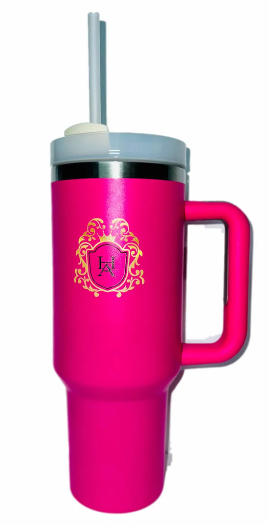 QuantumQuench XL Tumbler: Double-wall insulation, leak-proof design, 1.18L capacity, Travel Mug, Tumblers, House-Aashirya