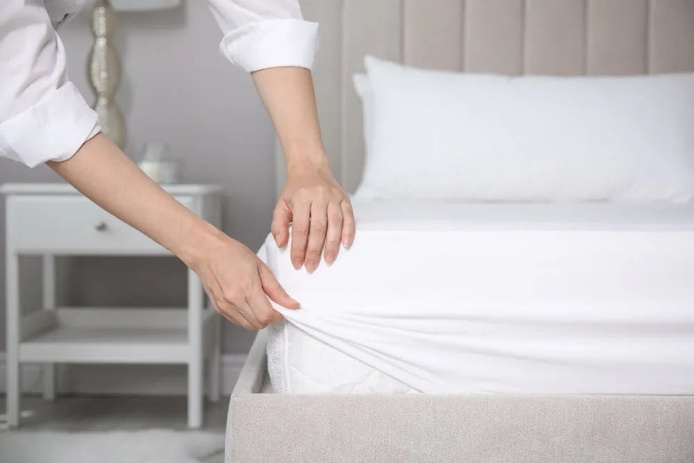 Premium 400 Thread Count White Fitted Sheets - Luxury Bed Sheets by House Aashirya, Bed Sheets, Bed Sheets, House-Aashirya