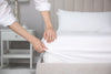 Premium 400 Thread Count White Fitted Sheets - Luxury Bed Sheets by House Aashirya, Bed Sheets, Bed Sheets, House-Aashirya